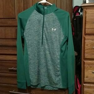 Green Under Armour 1/4 zip